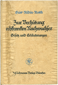 Gesetz zur Verhütung erbkranken Nachwuchses vom 14. Juli 1933